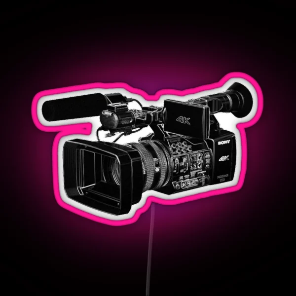 Camera RGB Neon Sign