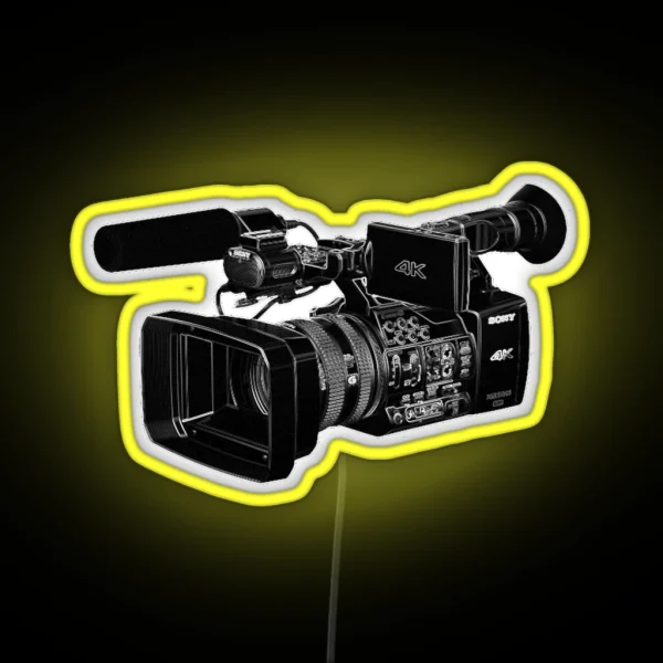 Camera RGB Neon Sign