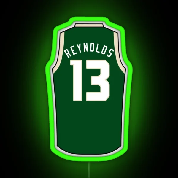 Cameron Reynolds Jersey RGB Neon Sign