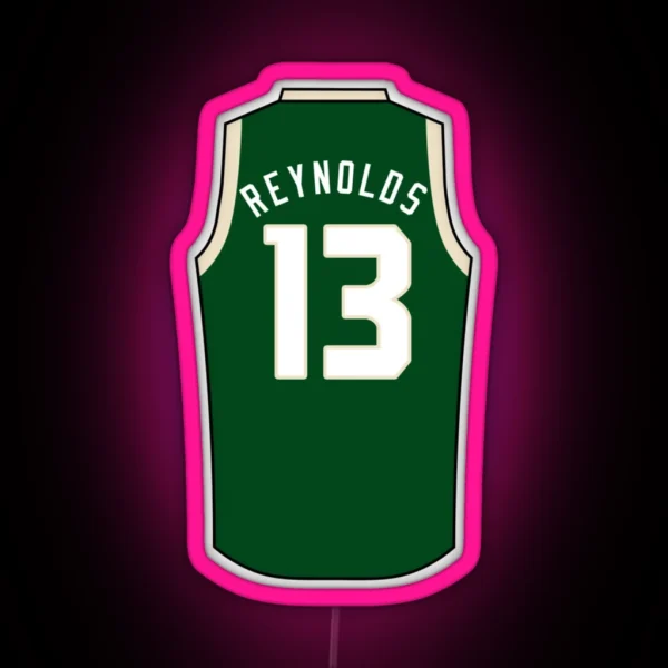 Cameron Reynolds Jersey RGB Neon Sign