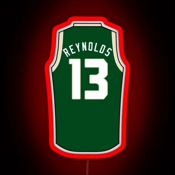 Cameron Reynolds Jersey RGB Neon Sign