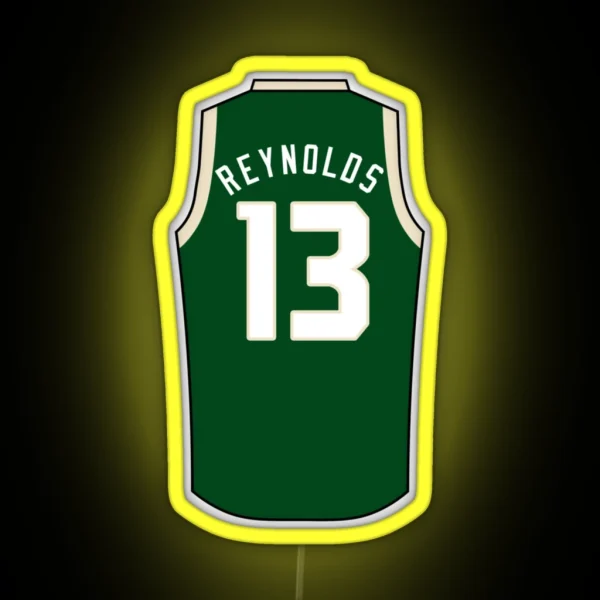 Cameron Reynolds Jersey RGB Neon Sign