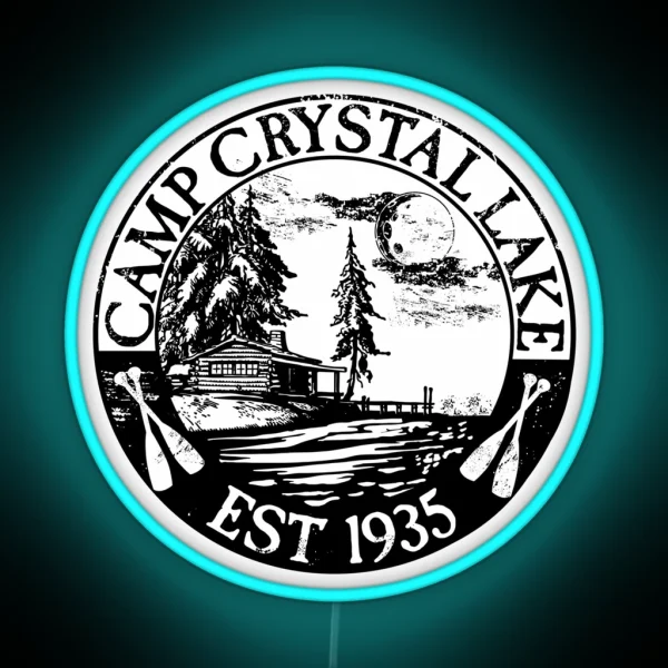 Camp Crystal Lake 2019 RGB Neon Sign