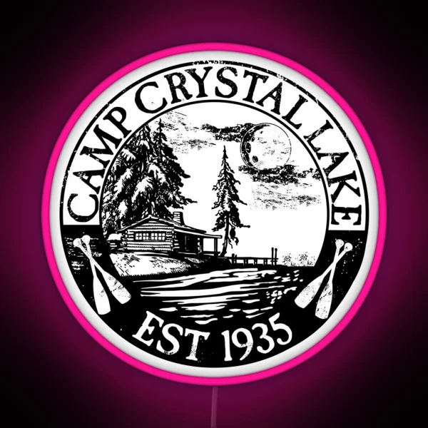 Camp Crystal Lake 2019 RGB Neon Sign