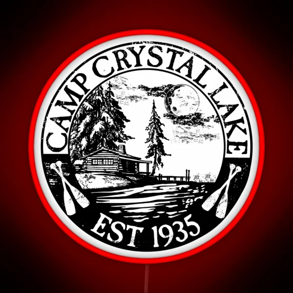 Camp Crystal Lake 2019 RGB Neon Sign