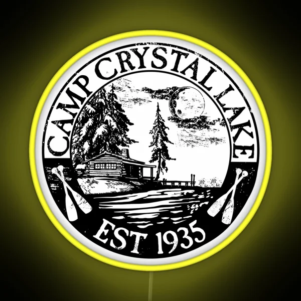 Camp Crystal Lake 2019 RGB Neon Sign