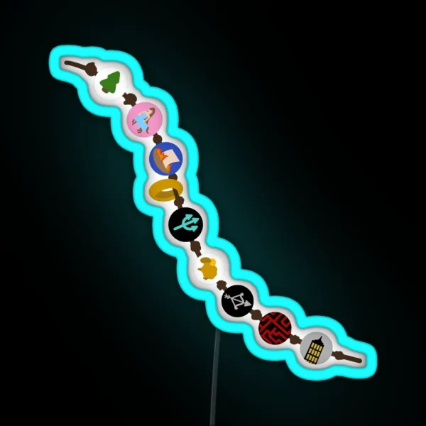 Camp Half Blood Necklace RGB Neon Sign