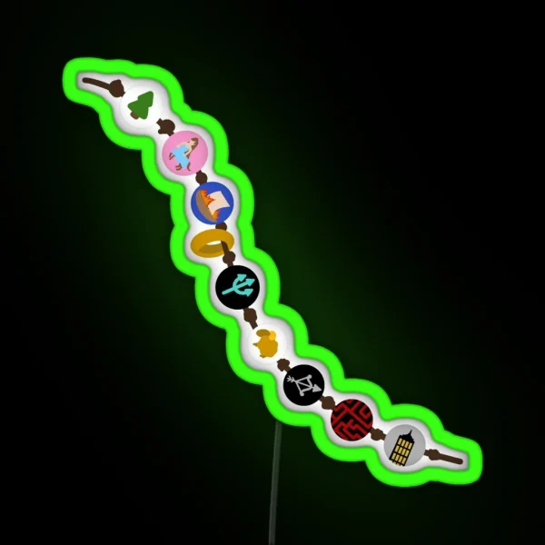 Camp Half Blood Necklace RGB Neon Sign