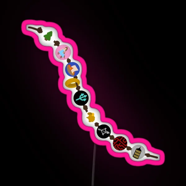 Camp Half Blood Necklace RGB Neon Sign