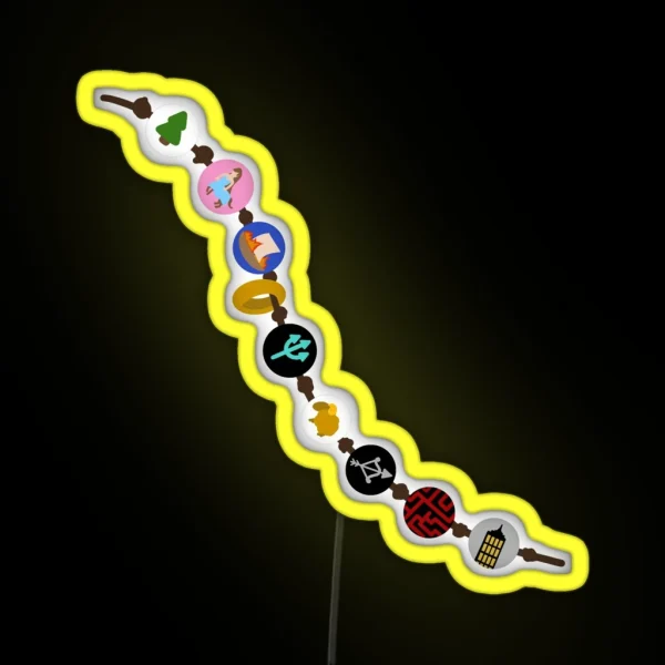 Camp Half Blood Necklace RGB Neon Sign