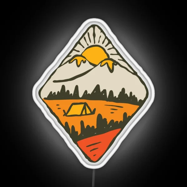 Camping RGB Neon Sign