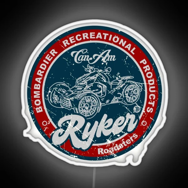 Can Am Ryker Retro RGB Neon Sign