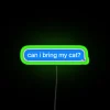 Whimsical Home Decor RGB Neon Sign with Feline Personality Traits