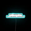 Sassy retro style humor with bright neon graphic RGB lighting