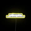 Eye-catching graphic RGB neon signs add humor to any space