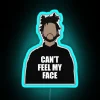 Add a quirky touch with The Weeknd's iconic phrase lighting.
