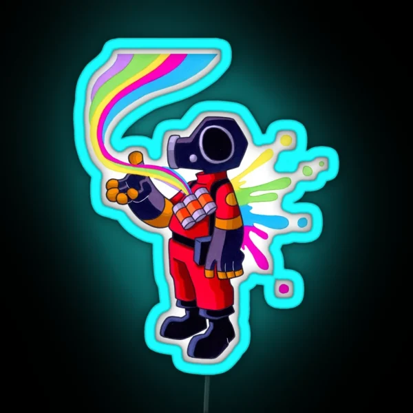 Can You Feel The Rainbow Ver 2 RGB Neon Sign