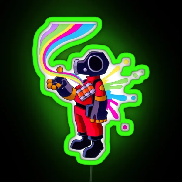 Can You Feel The Rainbow Ver 2 RGB Neon Sign