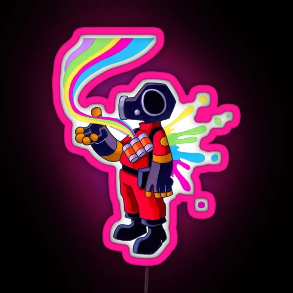 Can You Feel The Rainbow Ver 2 RGB Neon Sign
