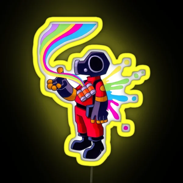 Can You Feel The Rainbow Ver 2 RGB Neon Sign
