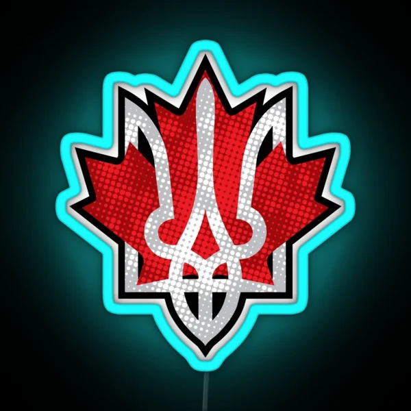 Canada And Ukraine RGB Neon Sign
