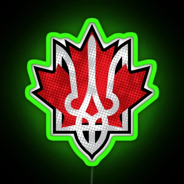 Canada And Ukraine RGB Neon Sign