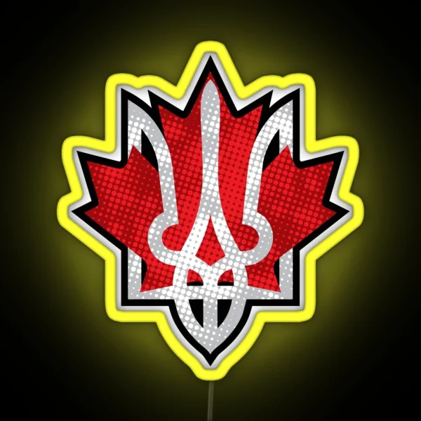 Canada And Ukraine RGB Neon Sign