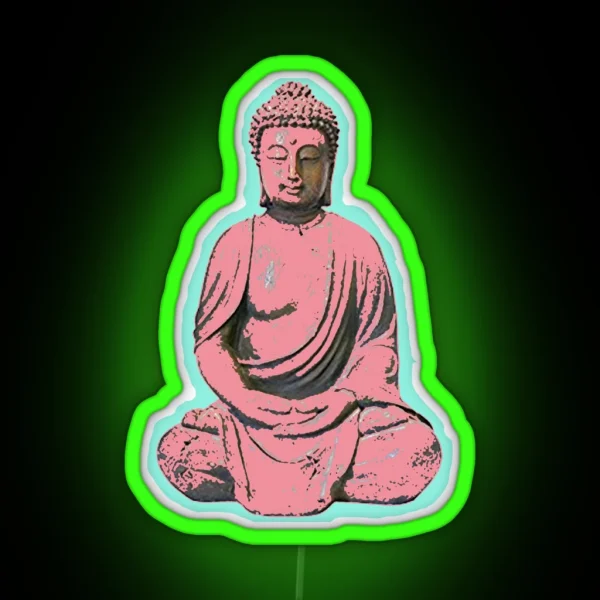 Candy Buddha RGB Neon Sign