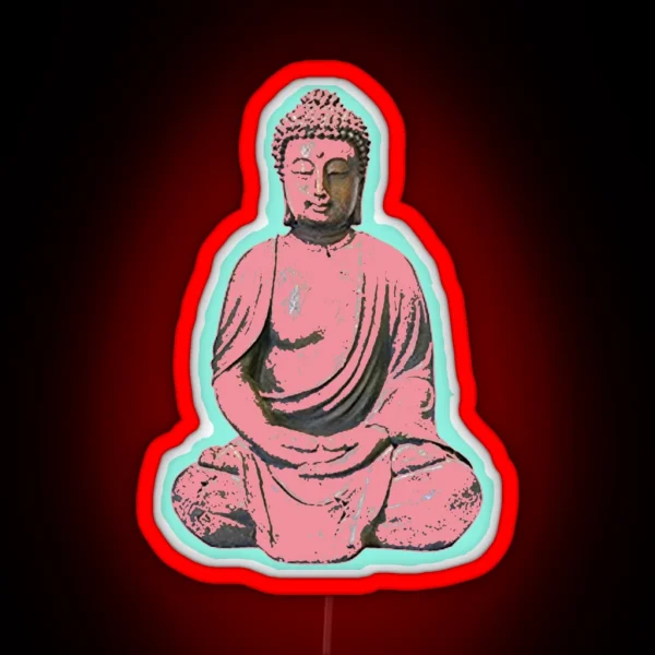 Candy Buddha RGB Neon Sign