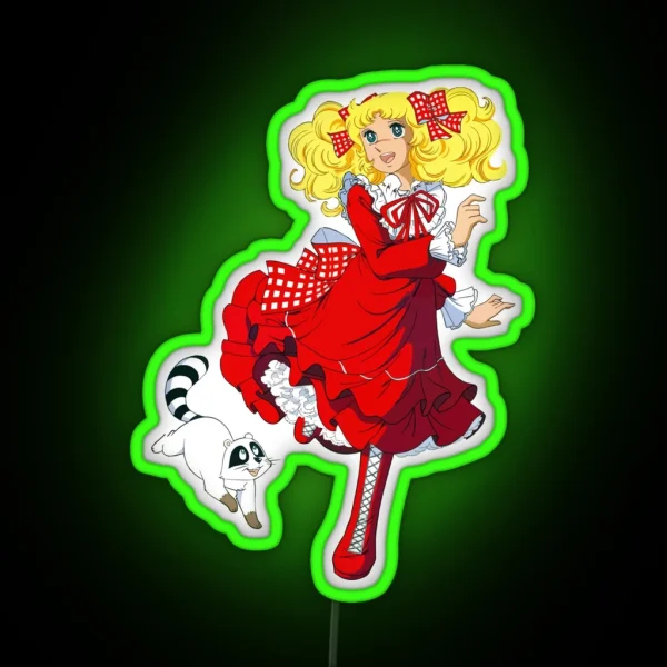 Candy Candy Snow Capucin RGB Neon Sign