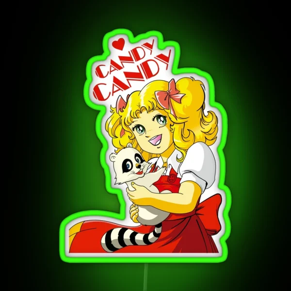 Candy Candy The Best Anime Of The 70s Vintage RGB Neon Sign