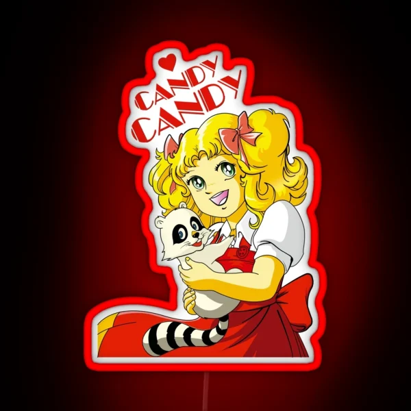 Candy Candy The Best Anime Of The 70s Vintage RGB Neon Sign