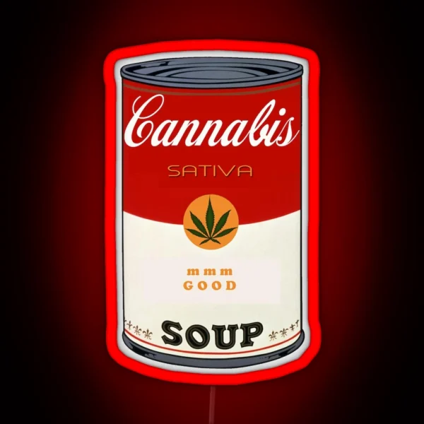 Cannabis Soup RGB Neon Sign