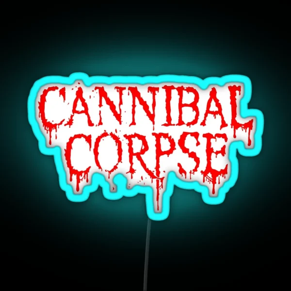 Cannibal Corpse Logo RGB Neon Sign