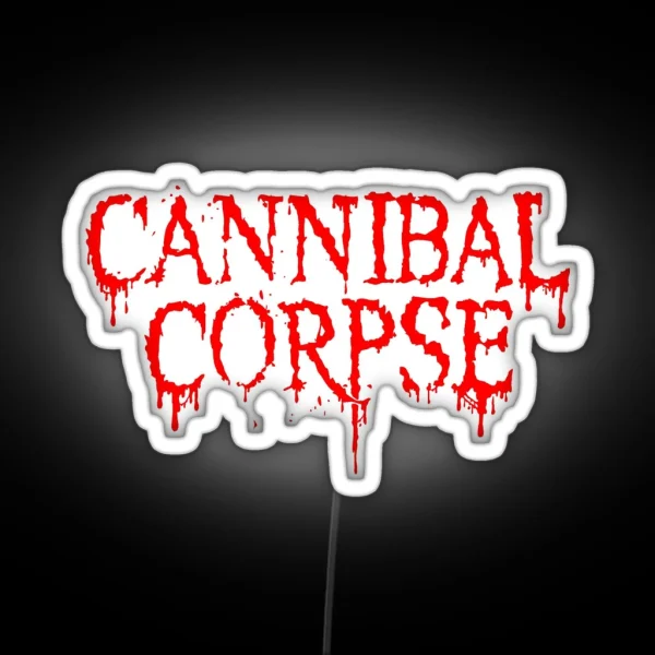 Cannibal Corpse Logo RGB Neon Sign