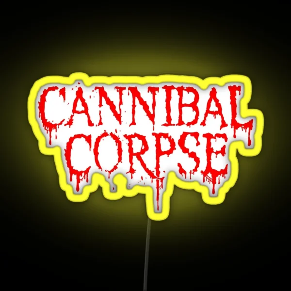 Cannibal Corpse Logo RGB Neon Sign