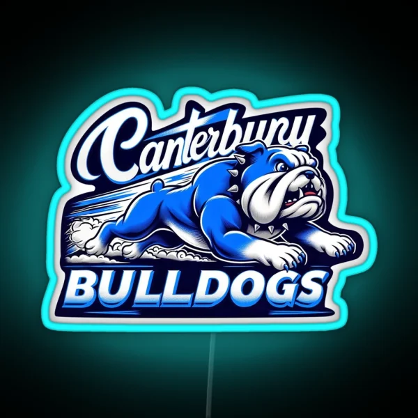 Canterbury Bulldogs RGB Neon Sign