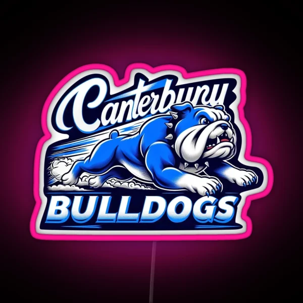 Canterbury Bulldogs RGB Neon Sign