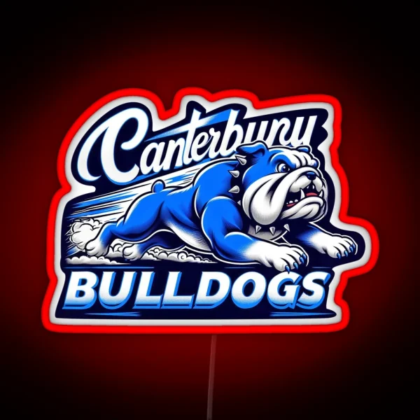 Canterbury Bulldogs RGB Neon Sign