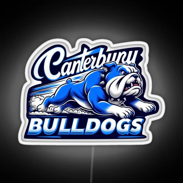 Canterbury Bulldogs RGB Neon Sign