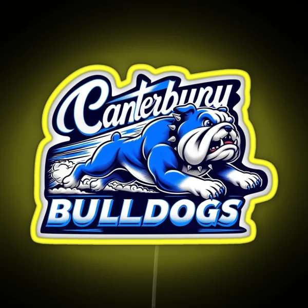 Canterbury Bulldogs RGB Neon Sign