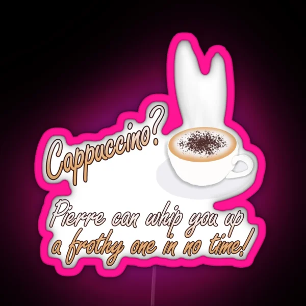 Cappuccino RGB Neon Sign