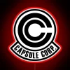 Neon Black Light Sign Featuring Capsule Corporation Iconic Logo Design