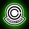 Glowing Neon Sign featuring Fanciful Capsule Corp Logo Art Design