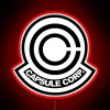 RGB Neon Sign with Fierce Capsule Corp Logo Illumination Design