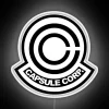 Colorful Neon Sign Featuring Iconic Capsule Corporation Logo in RGB