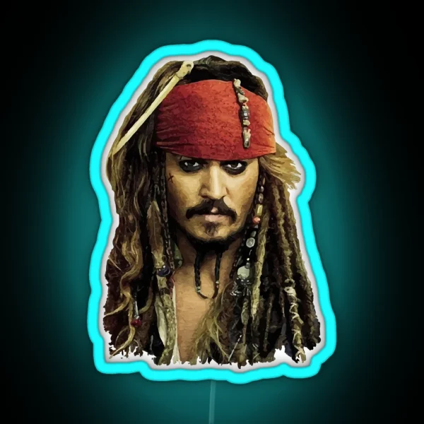 Captain Jack Sparrow RGB Neon Sign