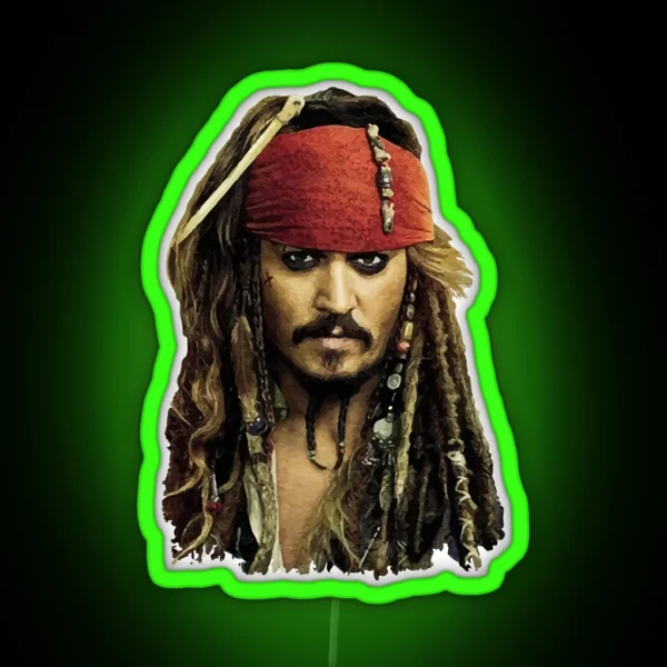 Captain Jack Sparrow RGB Neon Sign