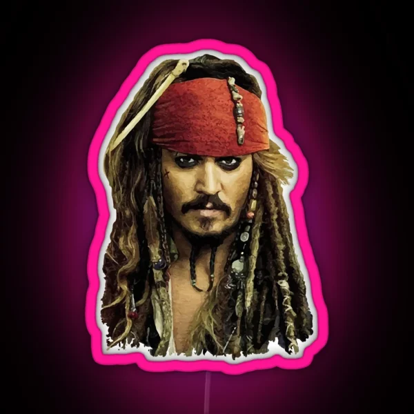 Captain Jack Sparrow RGB Neon Sign