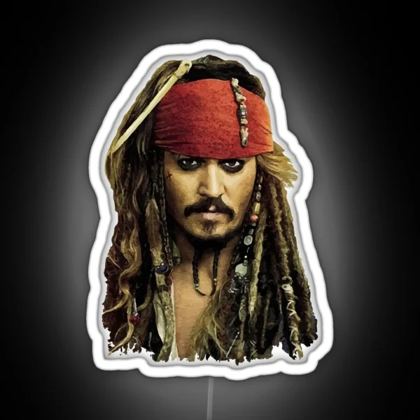 Captain Jack Sparrow RGB Neon Sign